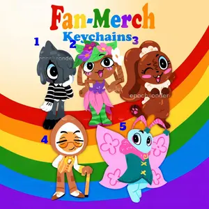 Toon Keychains | Blot, Bassie, Cocao, Eggson, Flyte