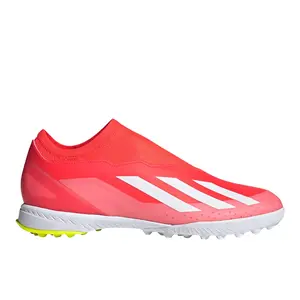 adidas Mens X Crazyfast League Laceless Turf Soccer Cleats Turf - Red