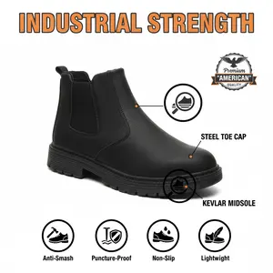 Military Tactical Training Splash-proof Smash-proof Puncture-proof Breathable Safety Shoes Unisex Chef Work Shoe Waterproof Anti-slip Durable Outdoor Comfortable Sneakers Men Women Footwear Base Camp Heavy Duty Protective Work Boots Combat Gear Pro