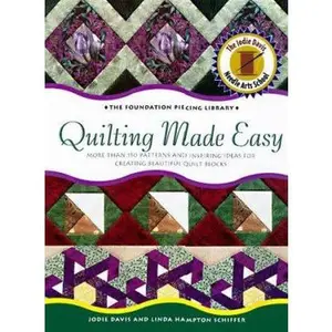 USED-Quilting Made Easy: More Than 150 Patterns and Inspiring Ideas for Creating Beautiful Quilt Blocks (Foundation Piecing Library) by Jodie Davis (Hardcover)