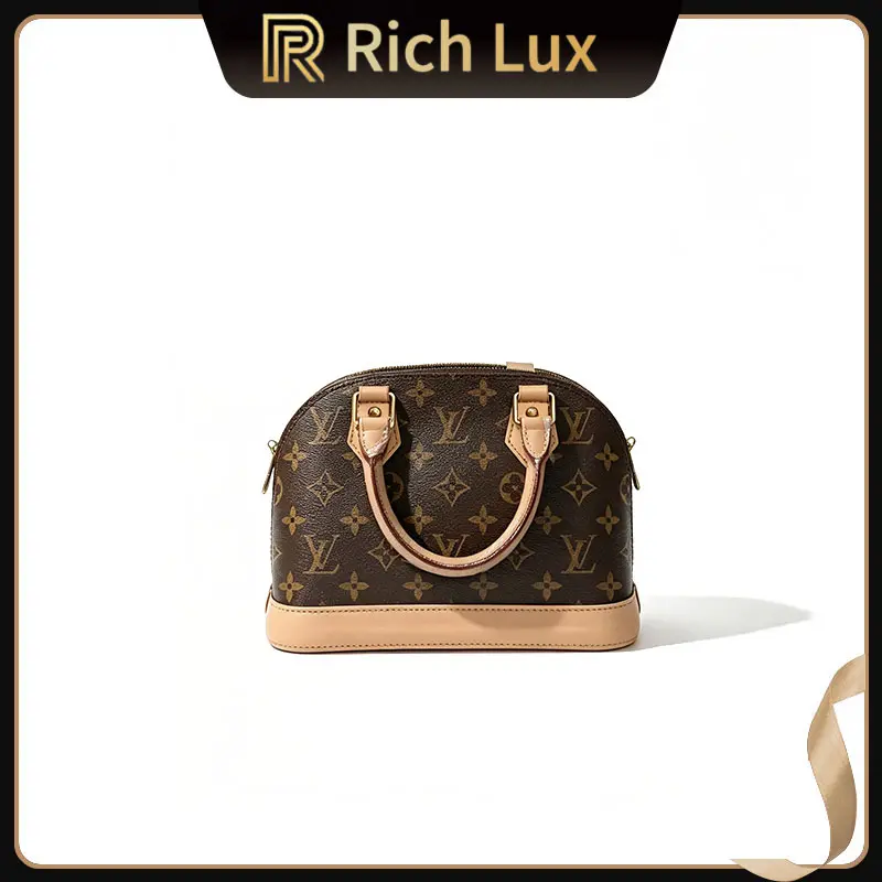Pre-owned Louis Vuitton Alma BB Shell Monogram Handbag Chic Crossbody, Classic Shoulder, Crossbody Handheld Styles, Chic Crossbody Bag, Classic Shoulder Bag