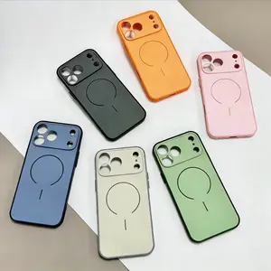 Color Block 2-Layer iPhone Case| High Saturation Contrast Design| Soft Skin-Friendly PC+TPU| Shockproof Protective Case for iPhone 17 16 15 14 13 12 11 Pro Max  Plus  16E