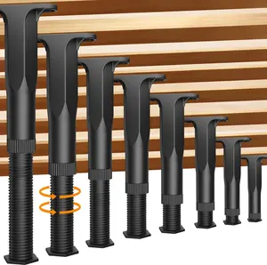 8 count Adjustable Bed Support  Bed Frame Support  Adjustable Bed  for   Bed Slats, Heavy Duty Frame, Sofa, Dresser, Chair, Table, Cabinet and Wooden Furniture 5.1"-8.3"