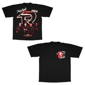 Fuerza Regida Red Tour 2026 T-Shirt – Vintage Concert Graphic Shirt, Band Photo Shirt, Latin Music Tour Merch, Men’s Tops
