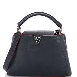 Pre-owned Louis Vuitton Leather Top Handle Bags Capucines Bag BB by Rebag