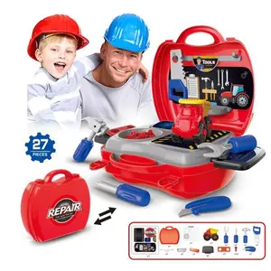 Kids Tool Set - Toddler Tool with Box, Montessori STEM Educational Pretend Play Construction Toy for 3 4 5 6 Year Old Boys Girls, Best Birthday Gift