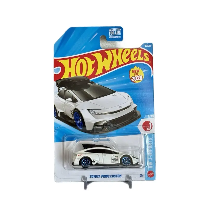 New Hot Wheels Custom Look Toyota Prius 1:64 Scale Diecast Metal Model Car, HW J-Imports JDM 2026 Asian Collectible for Enthusiasts & Collectors, Model Cars