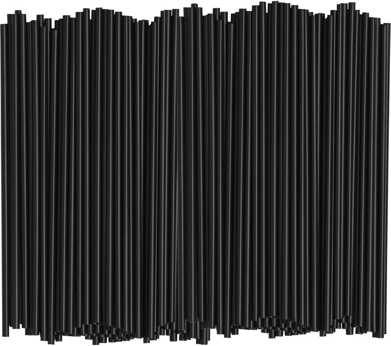 [1000 Count]5-Inch Black Plastic Coffee Stirrers & Cocktail Straws-Disposable Sip Stir Swizzle Sticks for Hot and Cold Drinks-Perfect for Bars & Cafes