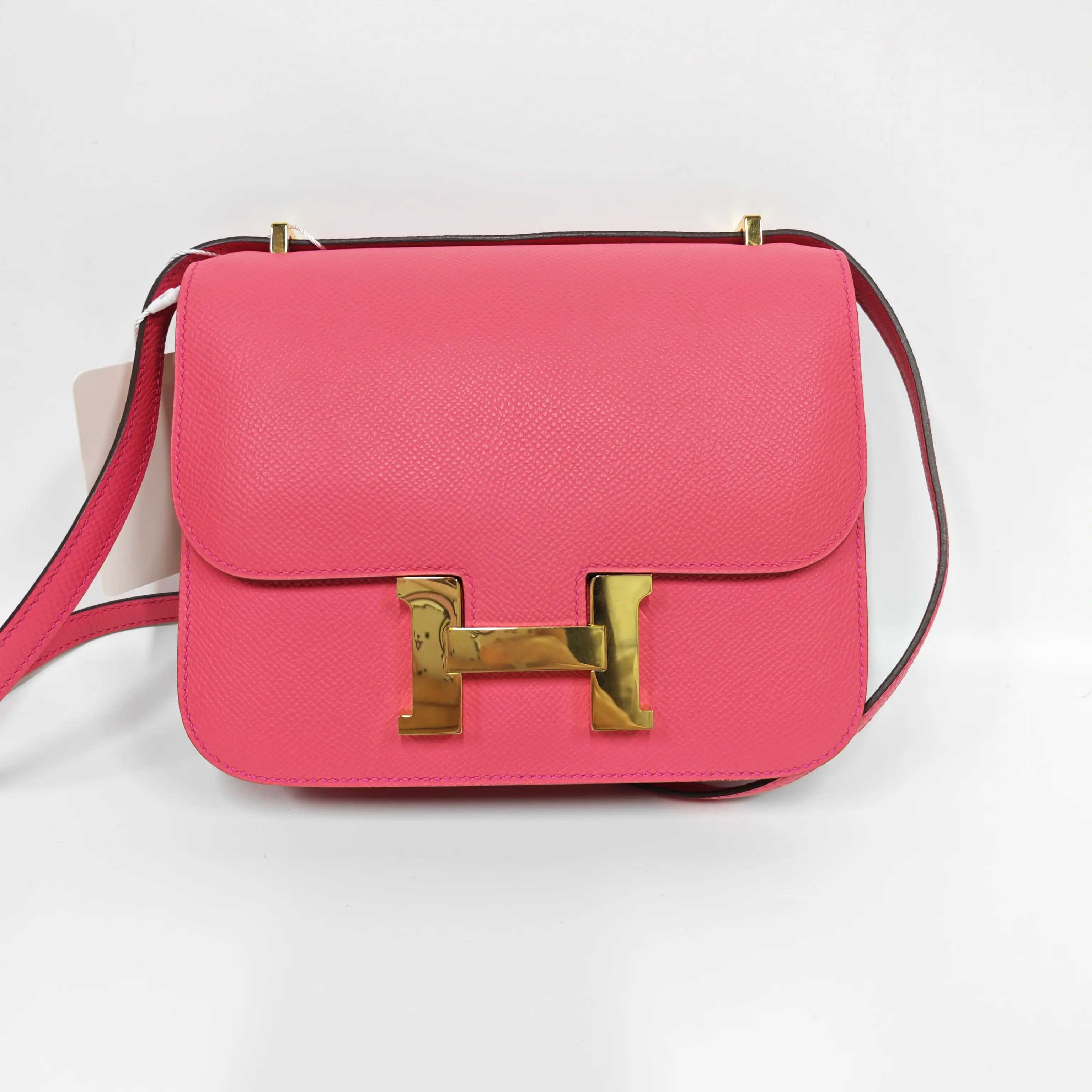 Pre-owned HERMÈS Constance 19 in Lipstick Pink (SZ 16020 )