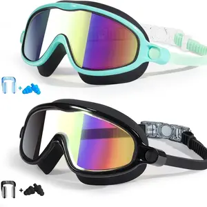 Kids Swim Goggles for 3-15 UV Protection Anti-Fog Pool Water Swimming Goggles Sports Eyewear For Boys Girls Youth Toddler