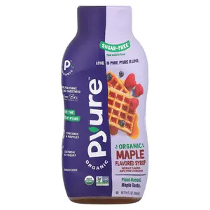 Pyure Organic Maple Flavored Syrup, Sugar-Free, 14 fl oz (414 ml)