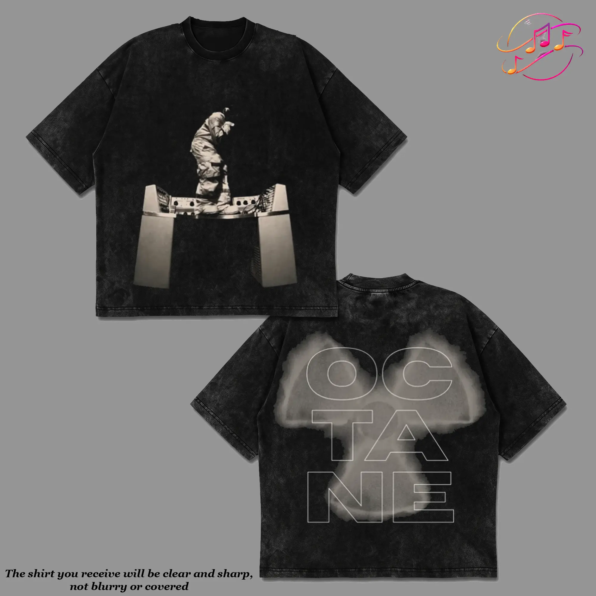 [Echo Culture] Donny Toliver - Octane Tour 2026 Date For Octane Concert Outfit High-quality Acid Washed Cotton T-Shirt, Streetwear Style Shirt Hip-Hop Shirt, E85 Octane Album Merch, Donny Womack Rap Fan Graphic Tee, For Music Lover