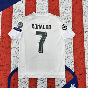 15-16 home Champions League long and short-sleeved soccer jersey No. 7 Ronaldo jersey set