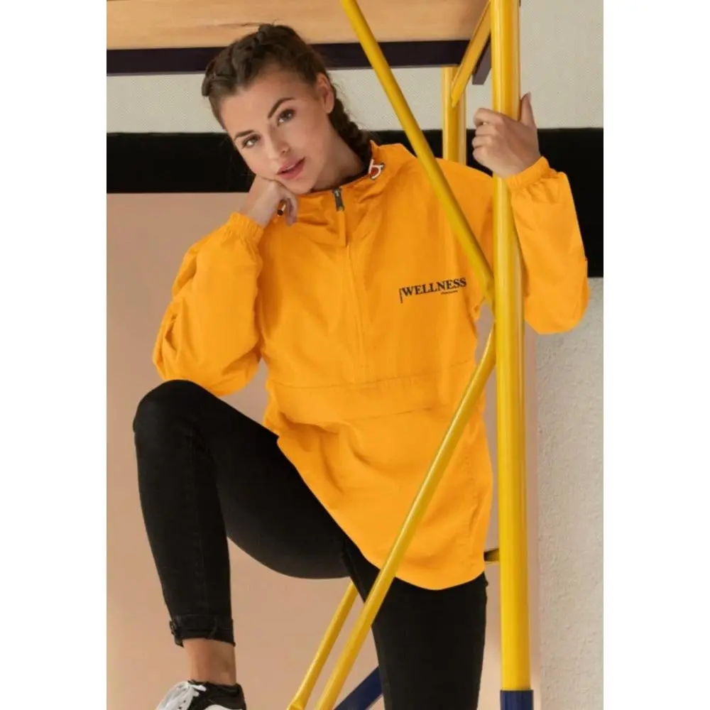 Embodyd Wellness Champion Adult Packable Anorak 1/4 Zip Jacket Bright