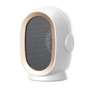 Space-Saving Electric Heater, 800W Portable Heater, High-Power Fan Heater, Ideal for Outdoor Camping, Bedrooms, Home Offices, Desks, and Indoor Settings (White-1)