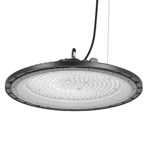 fathersdaygift  VEVOR LED High Bay Lights, 5000K 250W 36000LM Super Bright UFO LED Warehouse Shop Lights, IP65 Waterproof, 100-277V Wide Voltage for Warehouse Workshop Factory Gym Garage Barn, Black