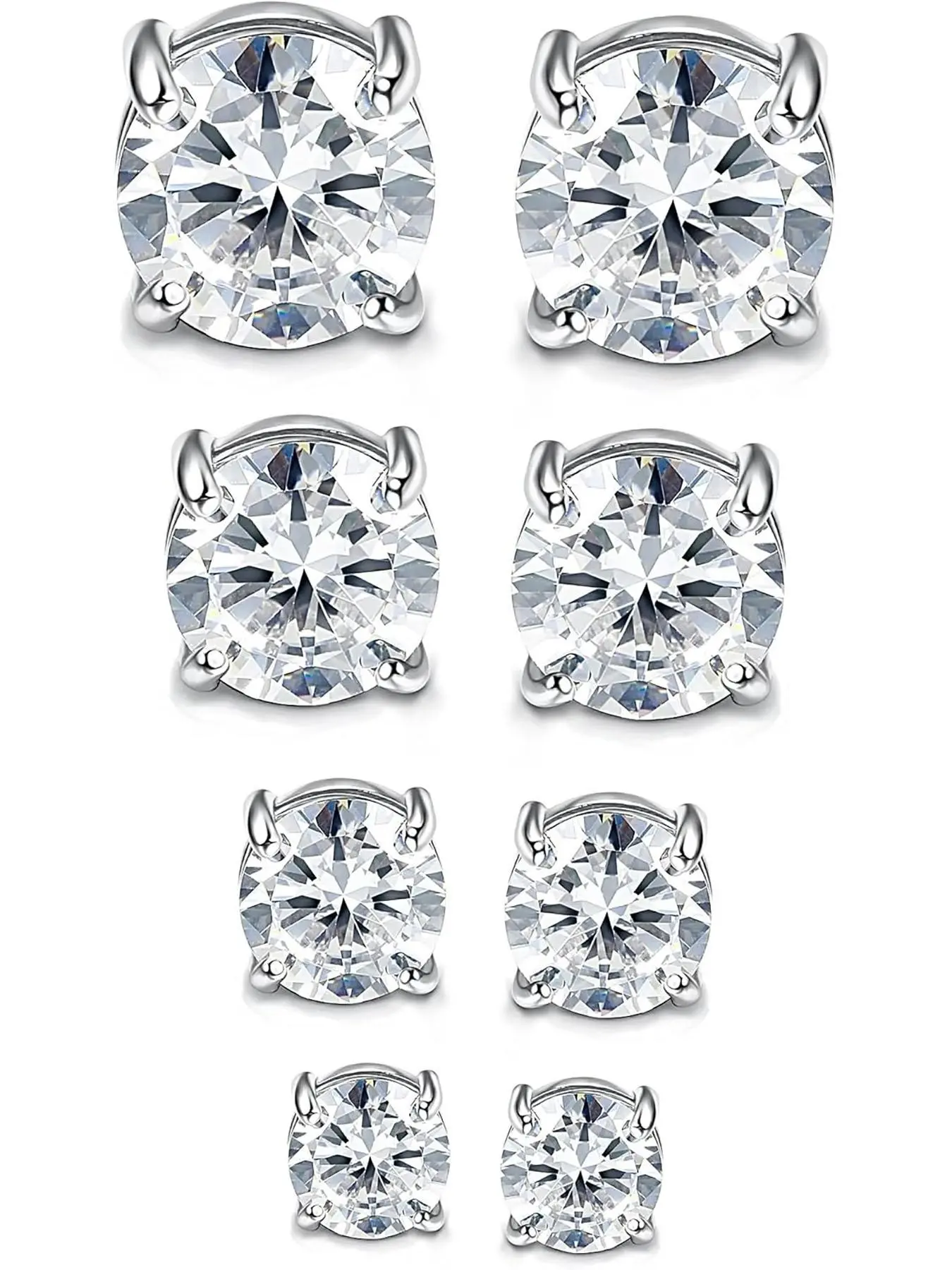 Unisex Street Style Magnetic Earrings, Non-piercing Glittering Earrings for Women & Men, Fashion Jewelry for Party, Daily Decor, Trendy All-match & Exquisite Jewelry for Gift