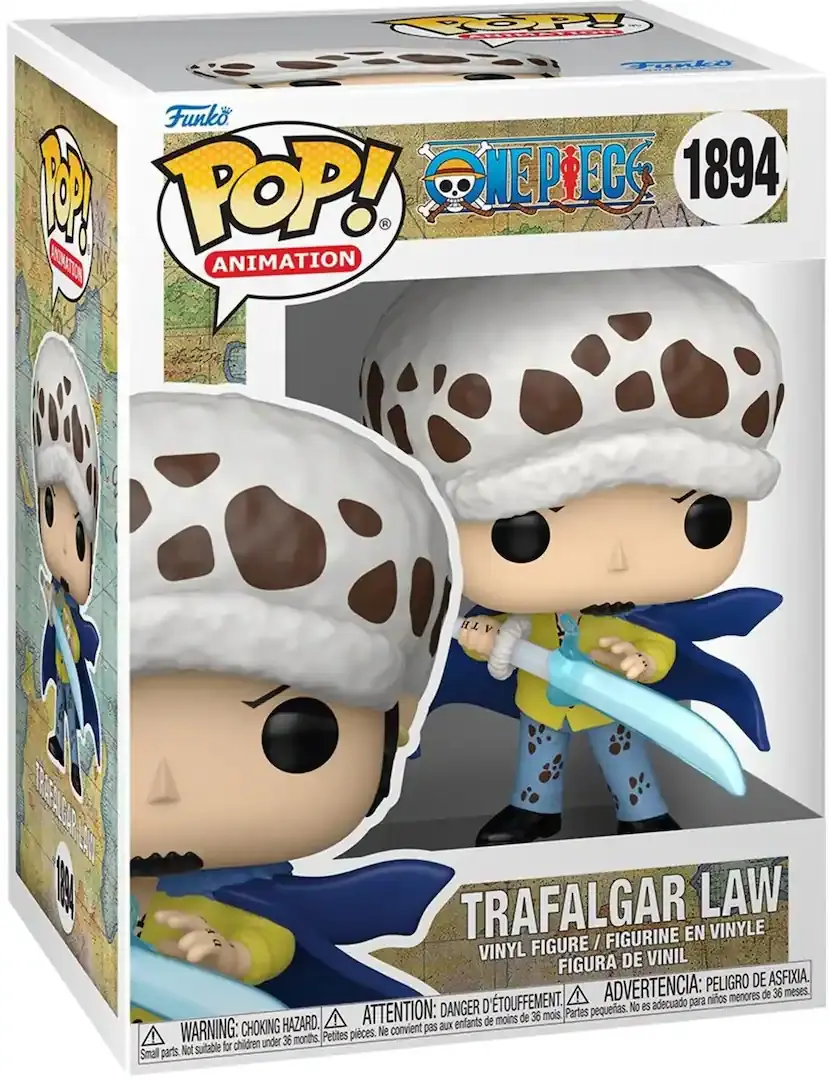 Funko Pop! Animation: One Piece – Trafalgar Law #1894 [With Blue Anesthesia]