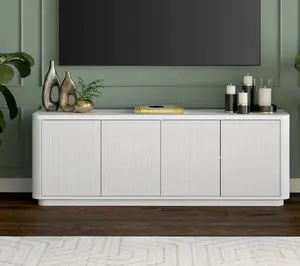 Hudson&Canal Easton Rectangular TV Stand for TV's up to 75"