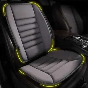 Car Seat Cushion with Back Support Pillow: Enhanced Comfort Memory Foam Design for Pain Relief, Ideal for Drivers and Office Use - Ergonomic Lumbar Comfort for Long Sitting - Black