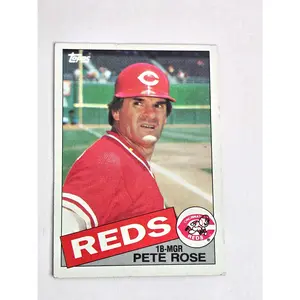Pete Rose Baseball Card 1985 Topps No. 600
