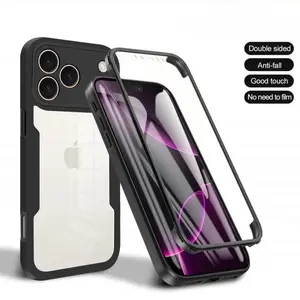 No More Broken Screens!360 °     Full Body Shockproof Phone Case with HD Screen Protector, for iPhone 17 16e 15 14 13 12 PRO MAX PLUS,AIR,Anti-Scratch Clear Cover, Drop Protection,Perfect gift for friends and family