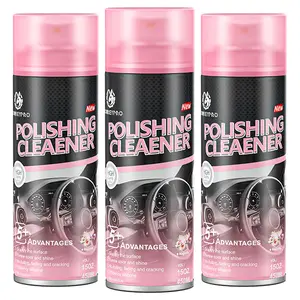 Car Interior Cleaner Spray Dashboard Polish & Protectant, UV Protection, Dust Repellent, Plastic Vinyl Leather Restorer, Car Detailing Spray, 450ml