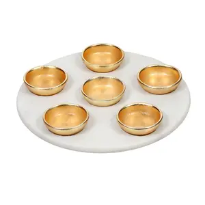 Godinger 50550 Marble Seder Plate