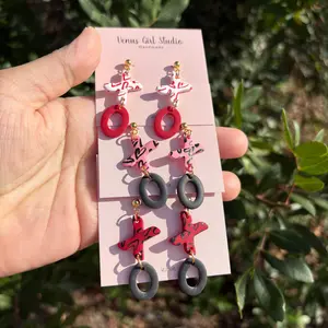 X and O's Dangle Earrings for Women - Fashion Accessory
