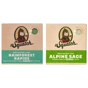 2-Pack Natural Bar Soap - Dr. Squatch - Body Care For Men