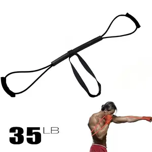 Boxing Resistance Bands for Explosive Strength and Speed Training, 35 lbs Portable and Lightweight Boxing Training Gear for Enhance Your Boxing Skills