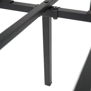 COSTWAY - Full/Queen/King Size Metal Bed Frame Heavy Duty Support Slats Mattress Foundation-Full Size