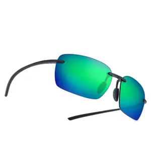 Huron Matte Black - Emerald Polarized