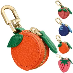 Cute Fruit Bag Charm, Adorable Keychain Accessory for Bags and Backpacks, Perfect Gift for Fruit Lovers, All Season Casual Style Coin Purse bag charms