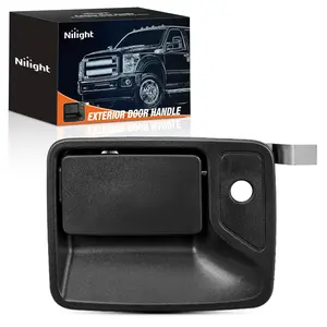 Niligt Exterior Front Left Driver Side Door Handle with Key Hole Compatible with 1999-2016 Ford F250 F350 F450 F550 F650 F750 Super Duty Excursion Car Door Handles Replaces OEM# 7C3Z2522405AA, 79306