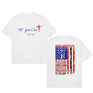 KR T-Shirt – ‘Till You Can’t Graphic Tee, American Flag Christian Shirt, Patriotic Unisex