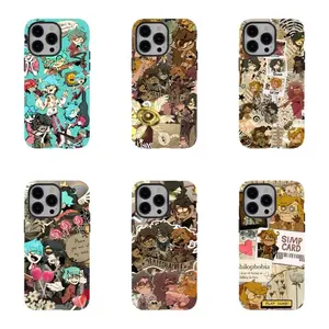 Ramshackle Character Mashup Phonecase for iPhone 17 16 15 14 13 12 11 Pro Max Plus Air Mini | Indie Animation Nerd Culture Aesthetic | Extreme Tough Impact Resistant Defender Cover