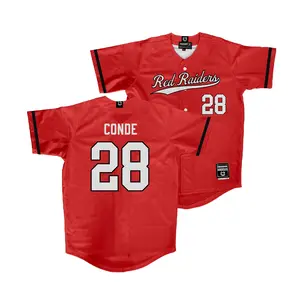 Texas Tech Softball Red Jersey - Angelyna Conde