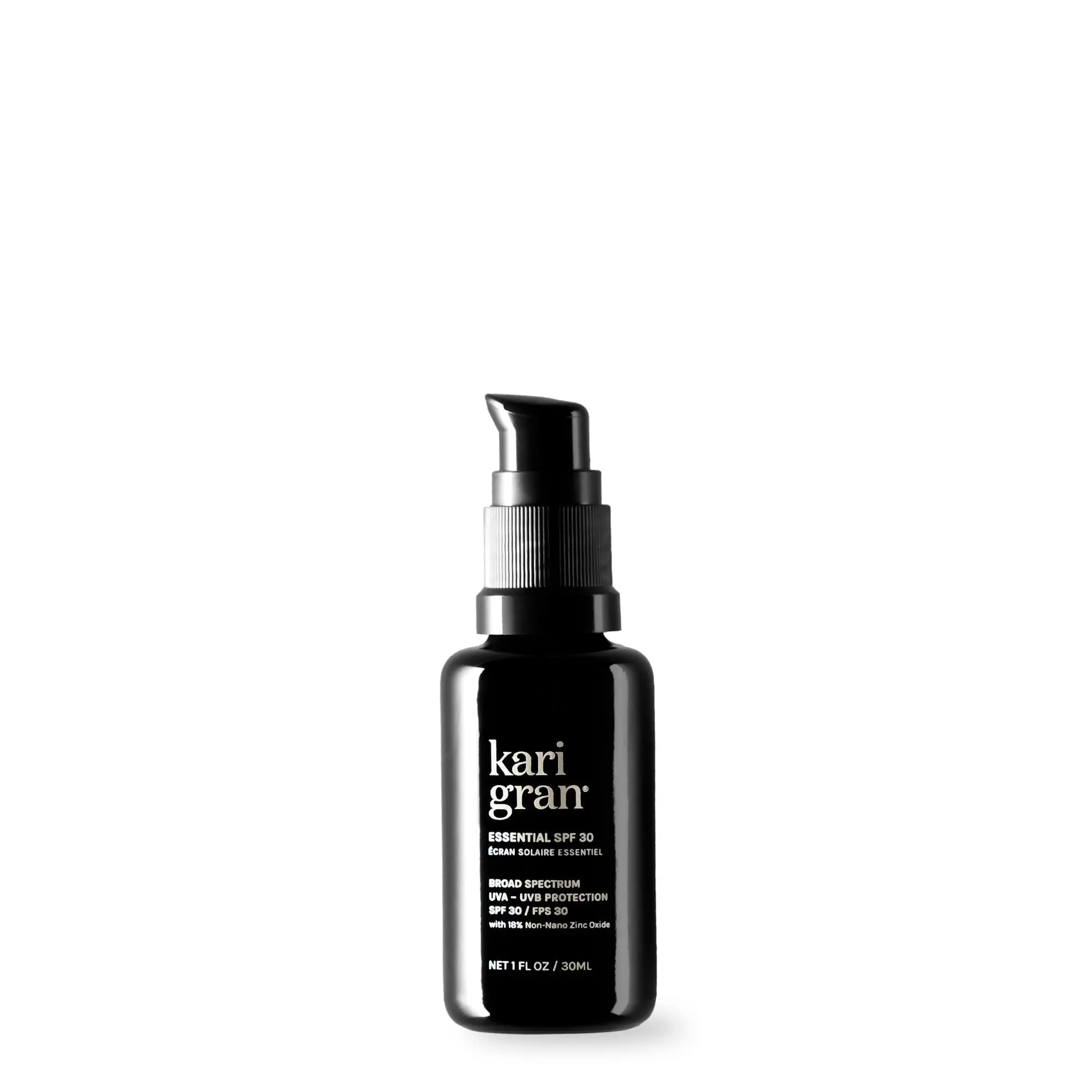 Kari Gran, Essential SPF 30, Natural Mineral Sunscreen, Hydrating Botanical Oils, 3.4 fl oz Sunblock Face Sunblock Body