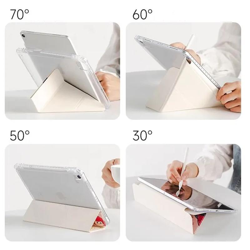 Gradient blue-Patterned Y-Folding Flip Stand Ipad Protective Case, Foldable,Adjustable Stand Suitable for iPad 10th 9th 8th 7th 10.9inch  Mini6/7 8.3inch  Generation/ for iPad  6th 5th Gen 9.7 inch Air 7 for IPad Pro9.7  Air 5 Air 4 2022 11 2021  2024Pro