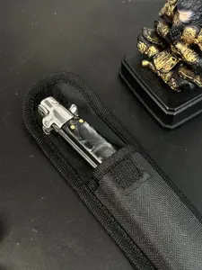 Outdoor Folding Black Knife, EDC Pocket Knife, Suitable for Outdoor Camping, Hiking,Fishing Tools and Other Uses, Holiday Gifts for Men andWomen