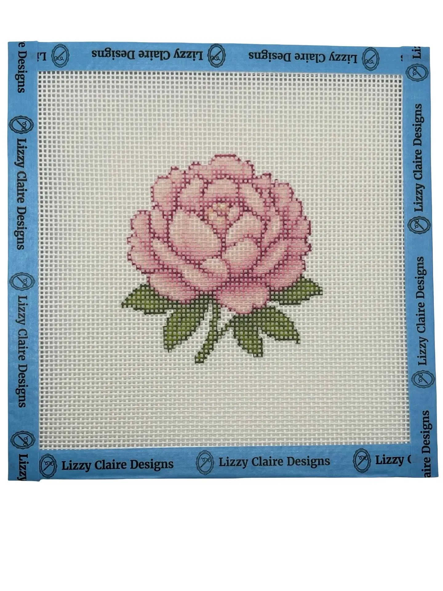Peony in Bloom - 13 mesh - 7 x 7 - Needlepoint Canvas
