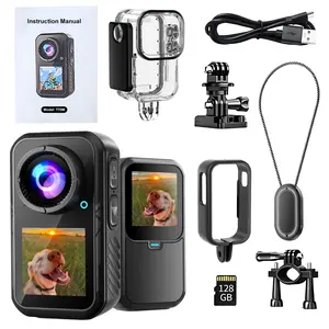 NUISK Mini Body Camera  Waterproof Action Cam with Magnetic Mount Hands-Free Sports Cam for Travel Cycling Vlogging Portable POV Experience,Anti-Shake,Tiktokcreators Bodycam Camera