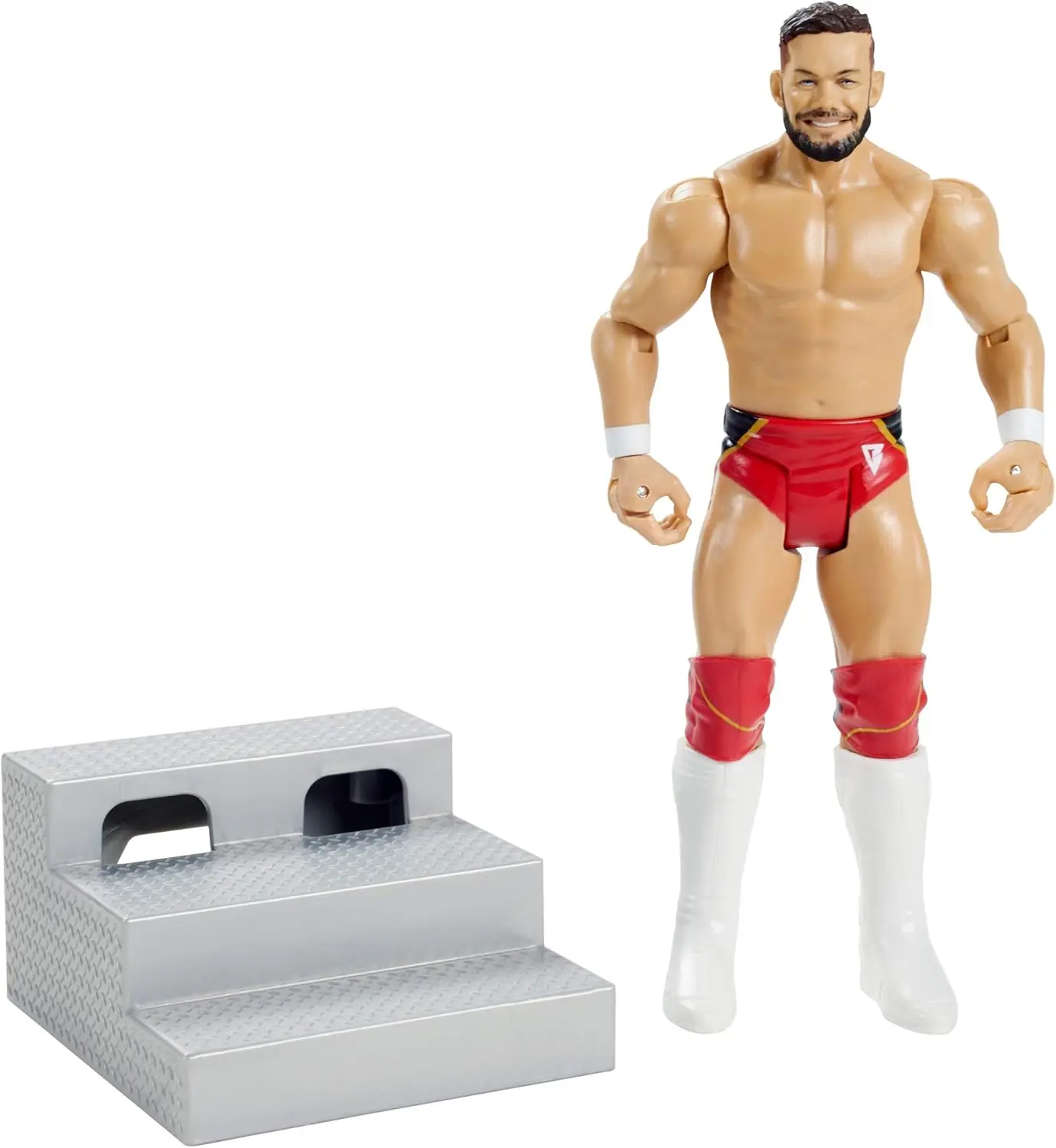 WWE Wrekkin’ 6-inch Finn Balor Action Figure with Pull-Back Activated Move Like Slamming, Punching or Kicking, Lock Tight Grip & Wreckable Accessory