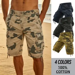 Men's Outdoor Cargo Shorts with Multiple Pockets