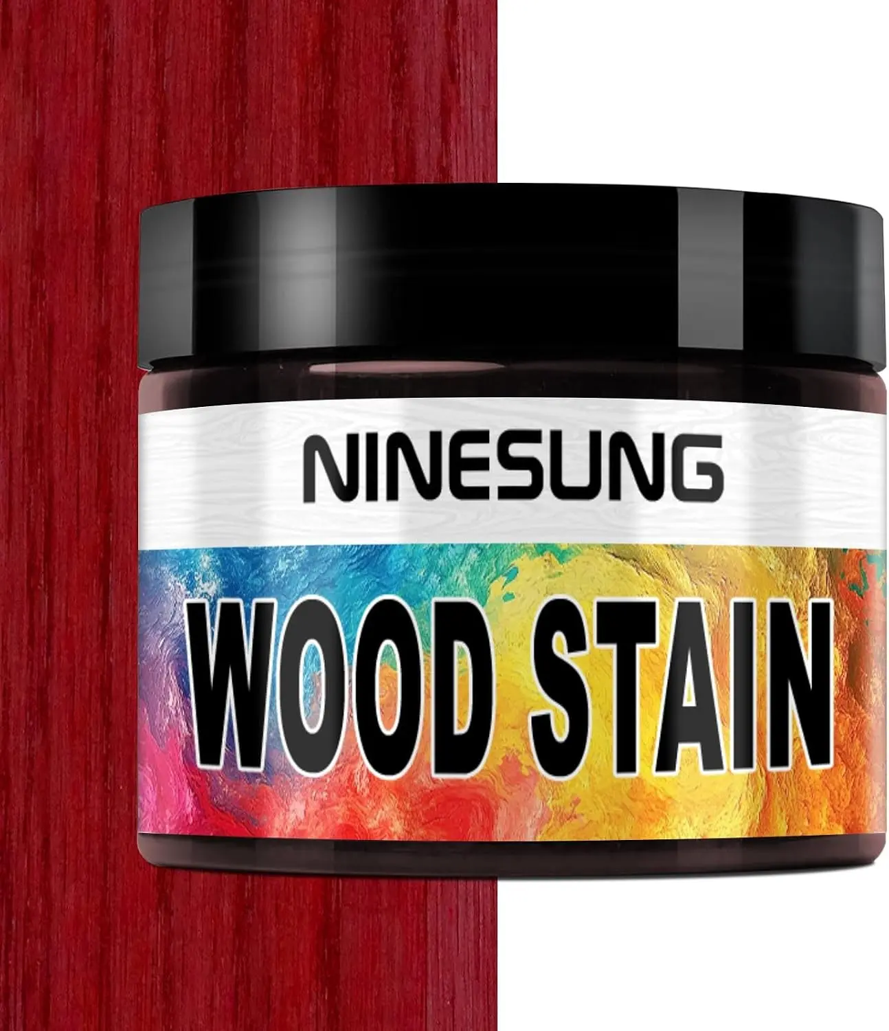 Red Wood Stain | Wood Dye Powder for Indoor and Outdoor | Furniture Dye | Fast Drying | Furniture Stain for Wooden Pigment Coloring Powder (Red, 2 Ounces)