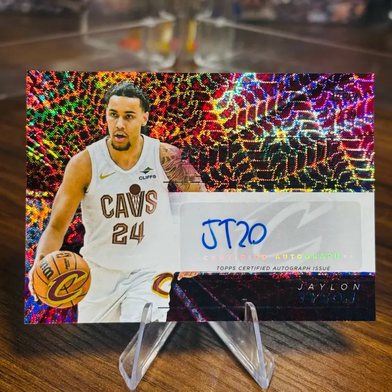 2025 Topps - Jaylon Tyson Rush Signatures RC #RS-JT Autograph #13/50 Cavaliers