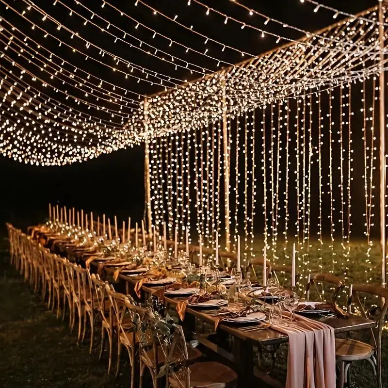 USB Powered LED String Light, 6M LED String Light, Decorative Light For Garden Wedding Holiday Party, Outdoor Twinkle Lights, Party Lighting Decoration, Outdoor Party Decorations