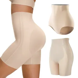 LUCKMEEY Tummy Control Shapewear Shorts for Women  Seamless High Waist Body Shaper Thigh Slimming Underwear with Built-in Gusset Machine Washable Basic Minimalist Skin Body Shaper