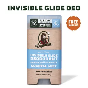 Dr. Squatch Invisible Glide Natural Deodorant - Body Care for Men Dr. Squatch Invisible Glide Natural Deodorant - Body Care for Men